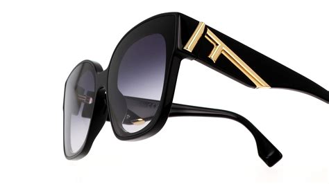 fendi first sunglasses black|fendi rimless sunglasses.